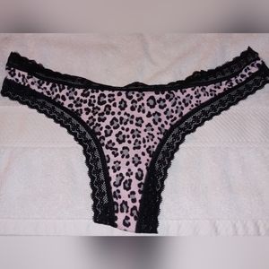 VS low-rise thong. Color: Multiprint. Size: Medium. (NWOT)